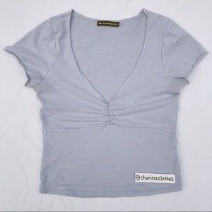 Brandy Melville Blue Gina Top